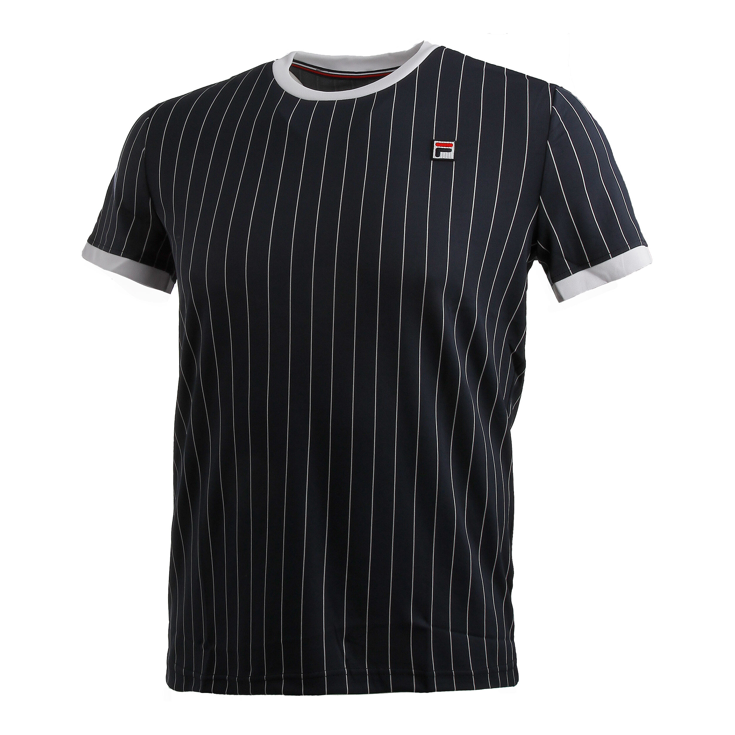 Fila Stripes T shirt Hommes Bleu Foncé , Blanc acheter en Fila Stripes T shirt Hommes Blanc , Bleu Foncé acheter en