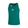 Racerback D&eacute;bardeur tank top Filles-vert