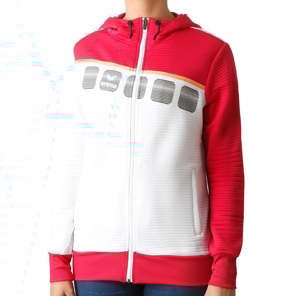 Erima 5-C Veste De Survêtement Femmes - Blanc , Pink