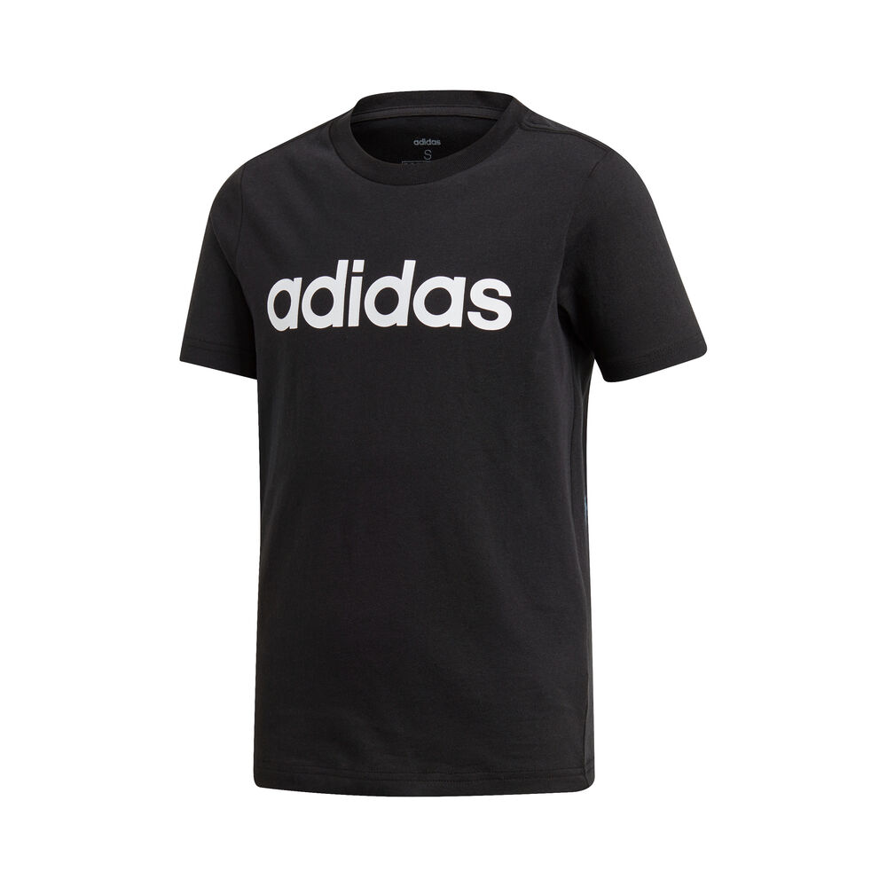 adidas Essentials Linear T-shirt Garçons - Noir , Blanc