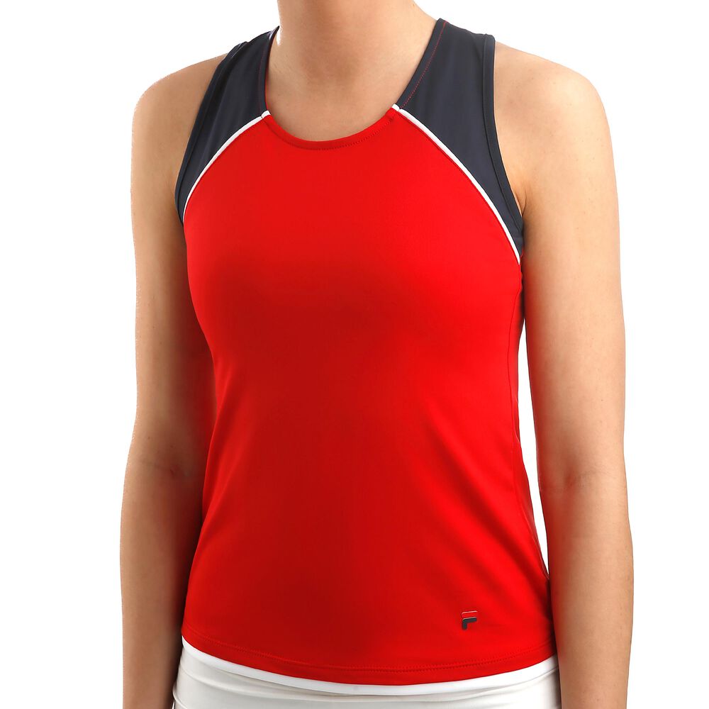 Fila Thekla Débardeur Tank Top Femmes - Rouge , Bleu Foncé