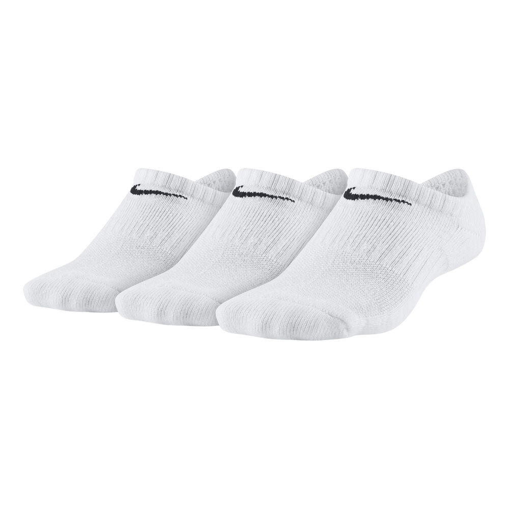 Nike Performance Cushioned No-Show Chaussettes De Sport Enfants - Blanc , Noir