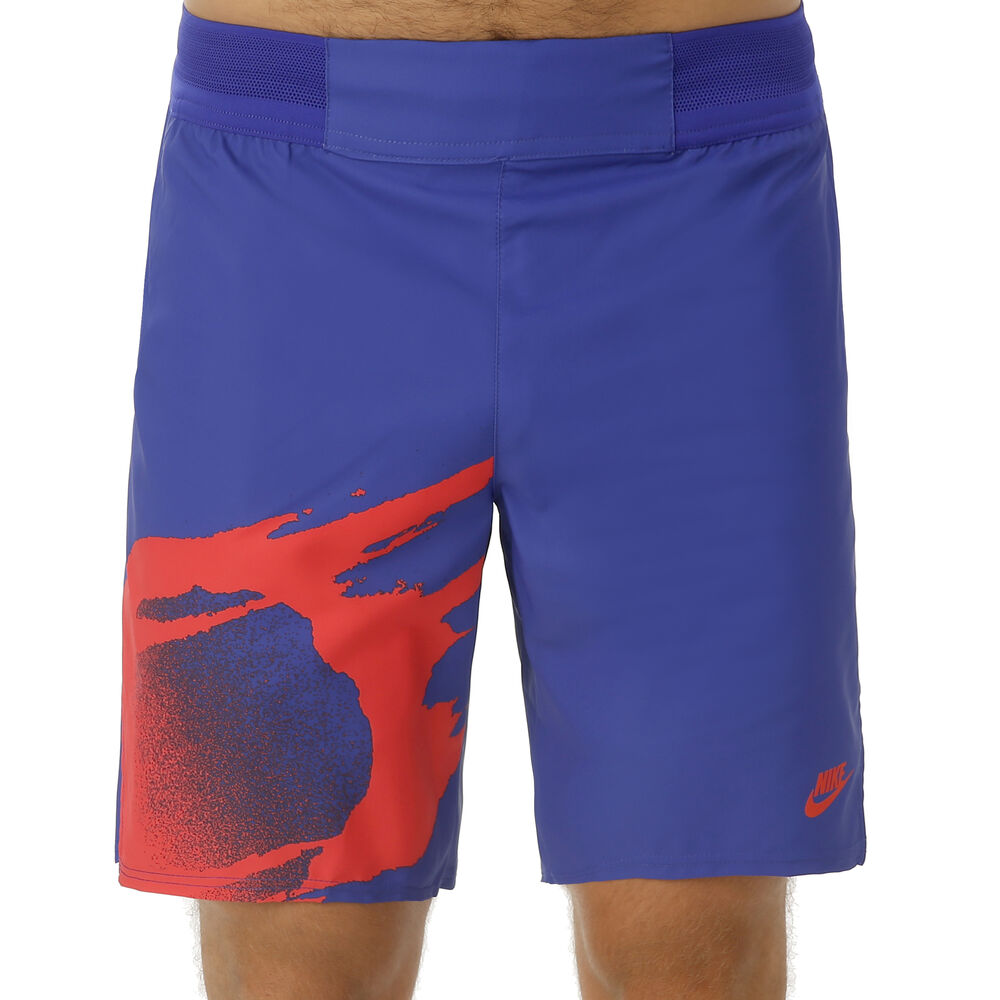 Nike Court Slam Shorts Hommes - Bleu , Pink