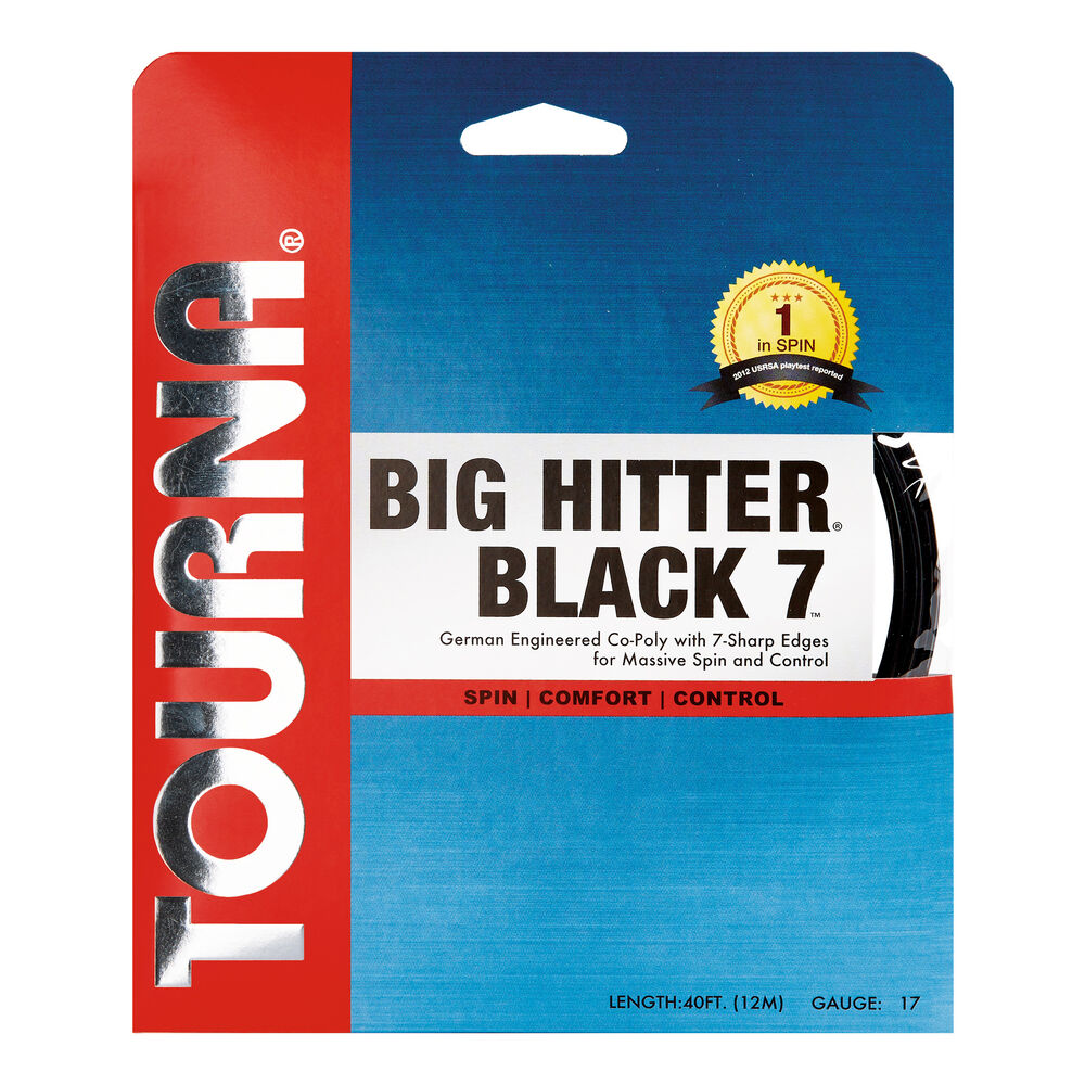 Tourna Tourna Big Hitter 7 Cordage En Garniture 12m - Noir