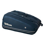 Wilson Wilson Tour RG Session Soiree Super Tour Housse De Raquette Lot De 15-Bleu Foncé