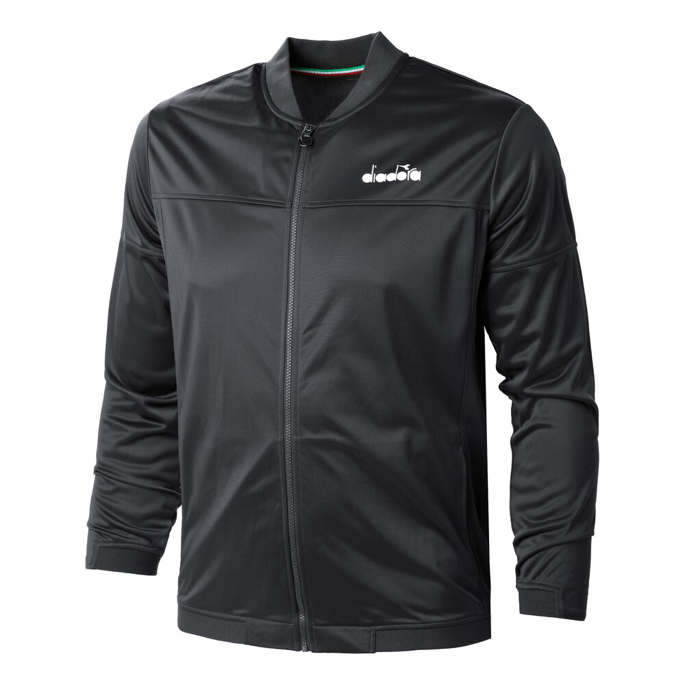 Diadora Court Club Veste De Survêtement Hommes - Gris Foncé