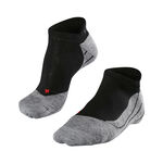 V&ecirc;tements Falke Falke RU4 Endurance Invisible Chaussettes De Running Hommes-Noir,Gris Clair