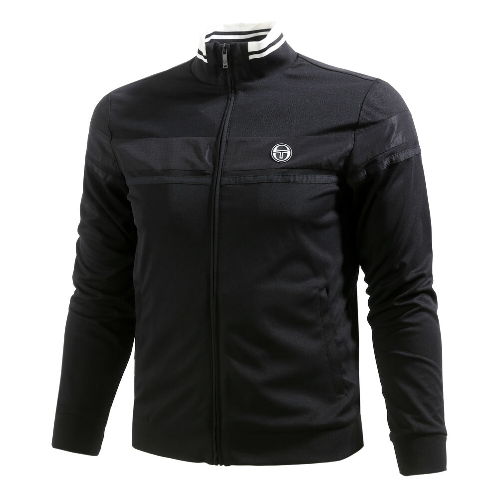 Sergio Tacchini Track Veste De Survêtement Hommes - Noir , Blanc