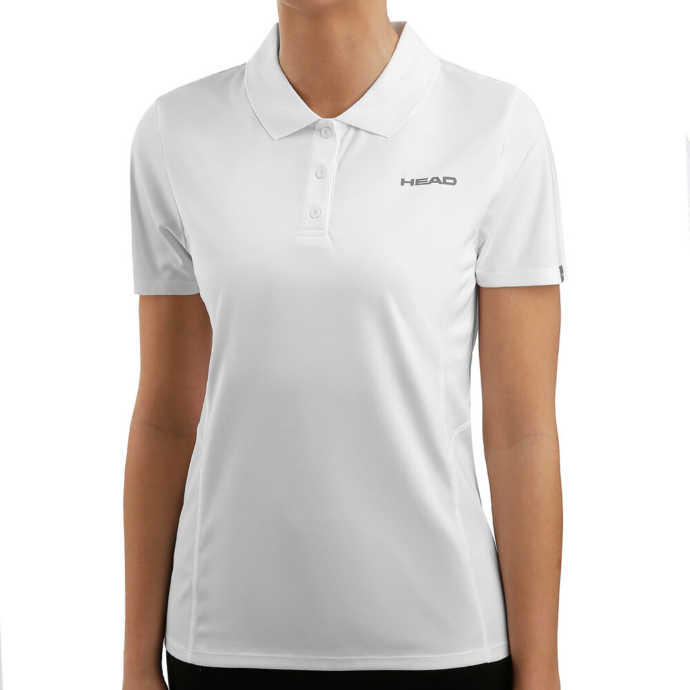 HEAD Club Tech Polo Femmes - Blanc , Gris