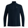 Essential 1/2 Zip Maillot de course Hommes-bleu fonc&eacute;