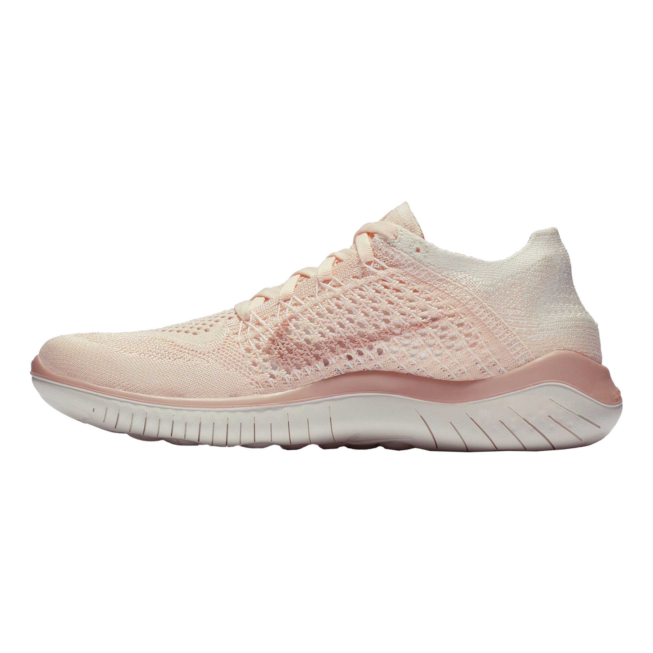 Buy Nike Free Run Flyknit 2018 Chaussure De Fitness Femmes Creme Rose online Tennis Point FR