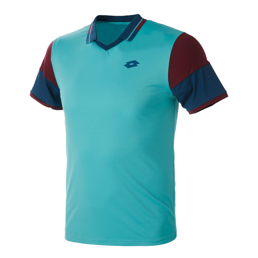 Lotto Top Ten II BCK Polo Hommes - Turquoise , Bleu Foncé