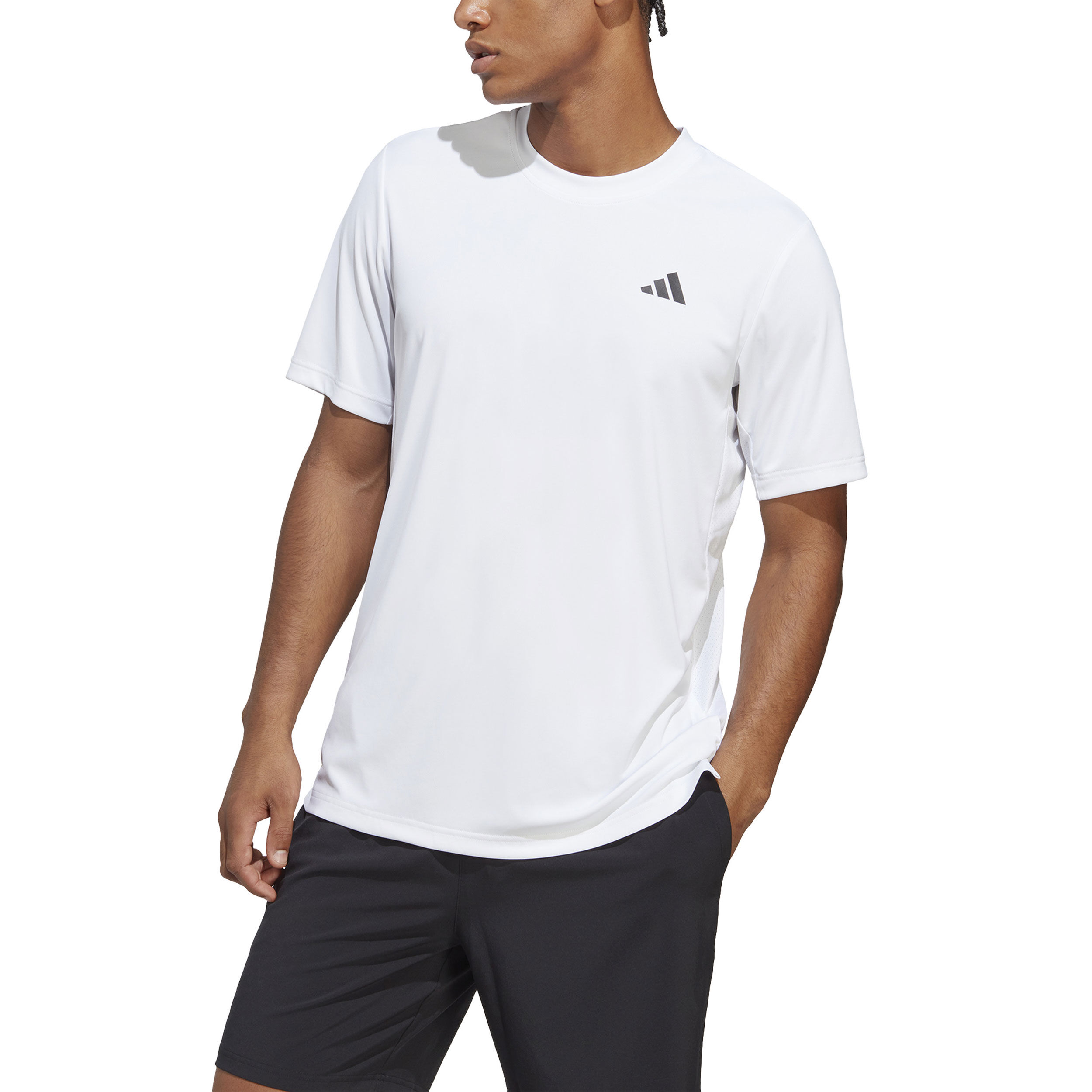 T shirt blanc adidas outlet