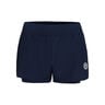Crew 2in1 Shorts Femmes-Bleu Foncé
