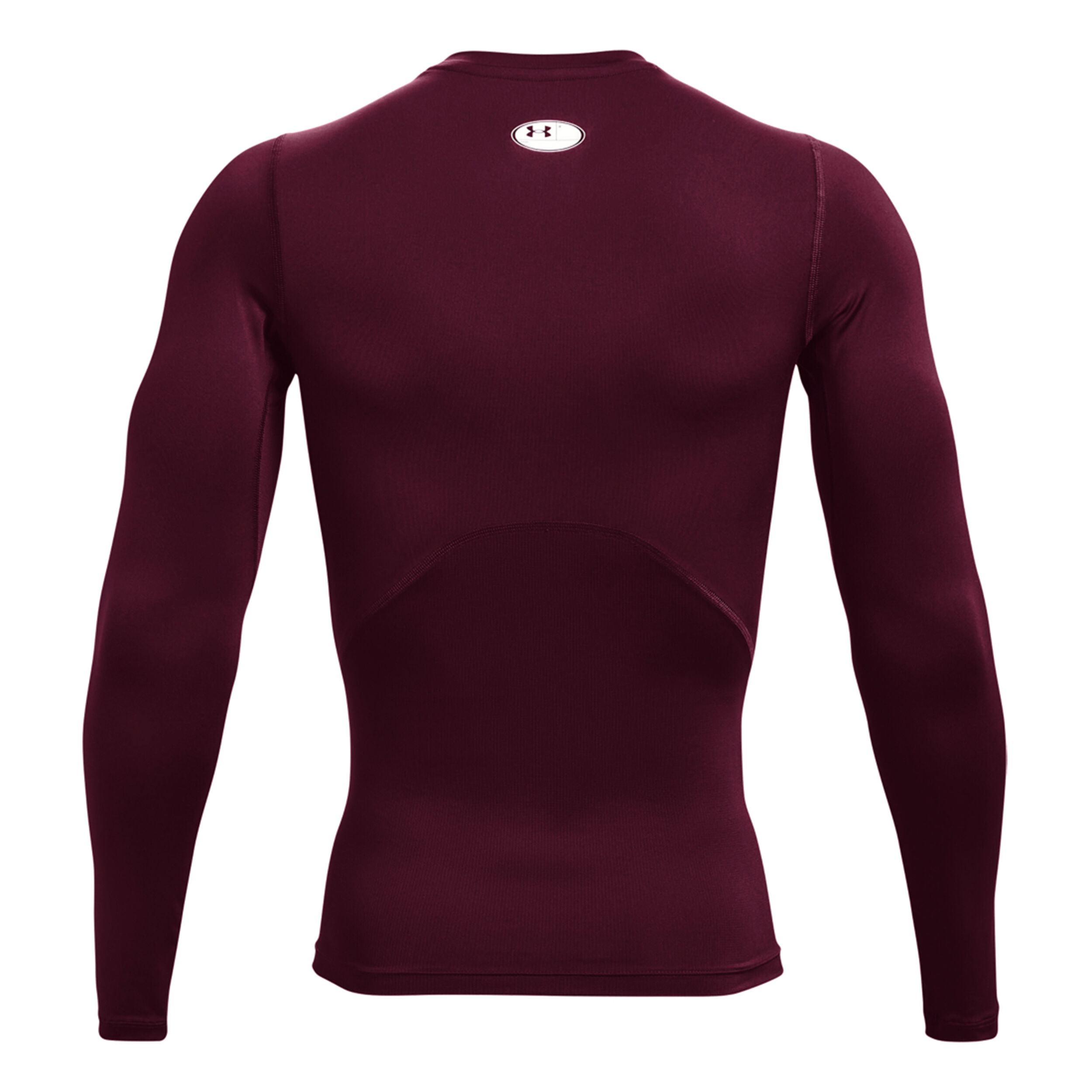 Maroon under best sale armour compression shirt