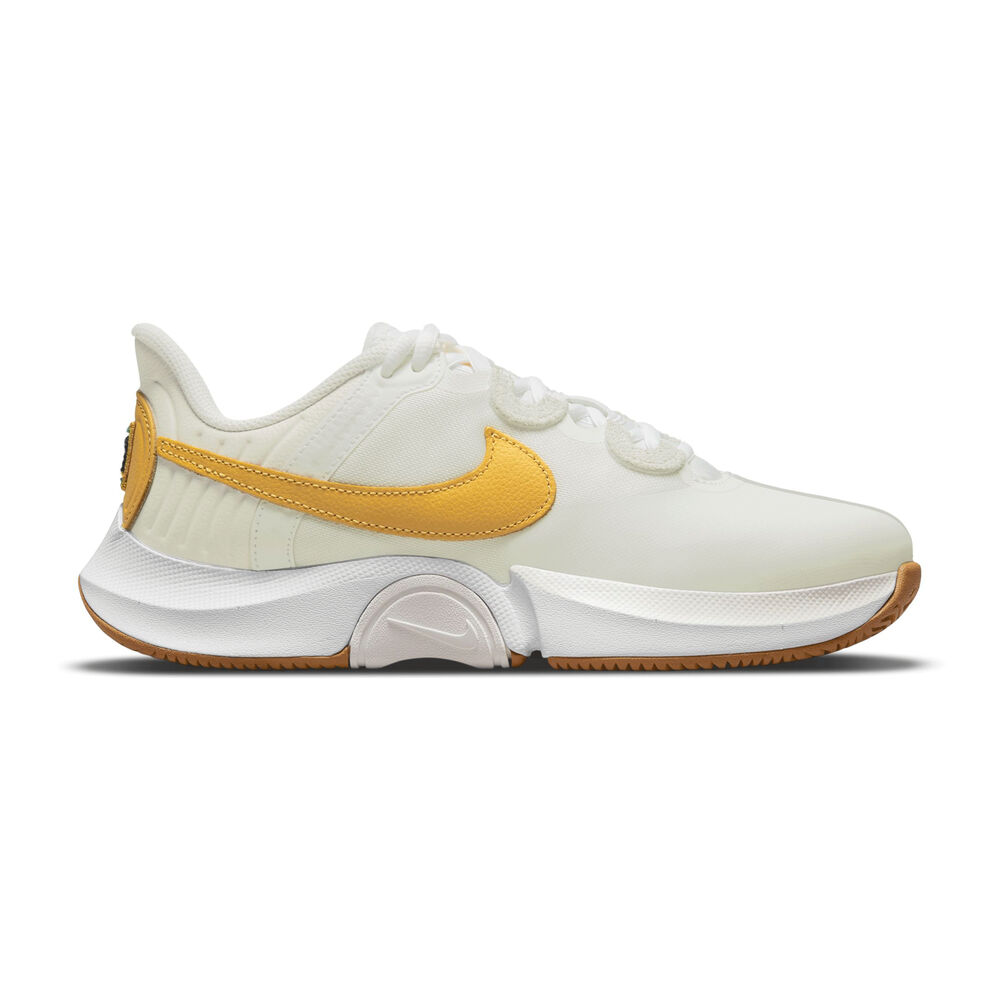 Nike Air Zoom GP Turbo Chaussures Toutes Surfaces Femmes - Blanc , Jaune Doré