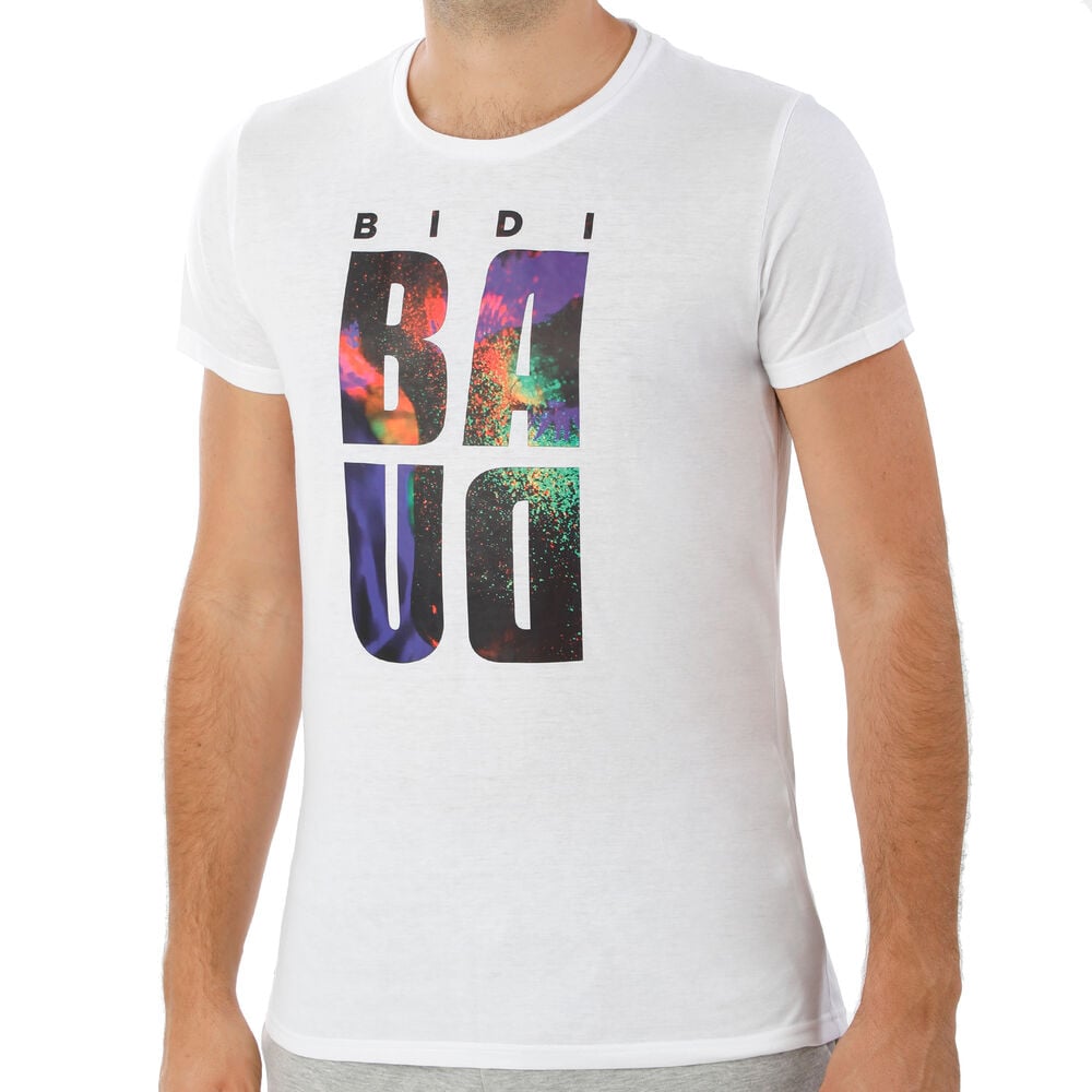 BIDI BADU Demba Lifestyle T-shirt Hommes - Blanc , Multicouleur