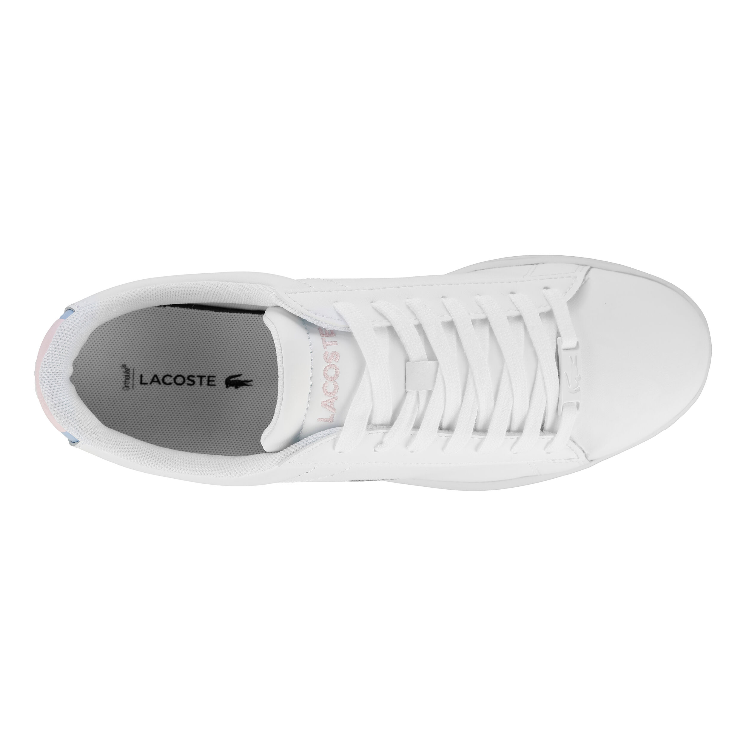 Lacoste carnaby evo blanche et rose perle clearance