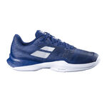 Chaussures de tennis Babolat Babolat Jet Mach 3 Chaussure Terre Battue Hommes-Bleu Foncé,Blanc