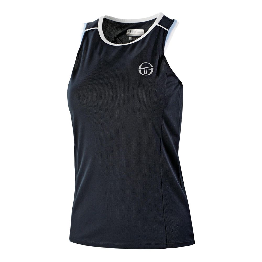 Sergio Tacchini Pliage Débardeur Tank Top Femmes - Bleu Foncé , Blanc
