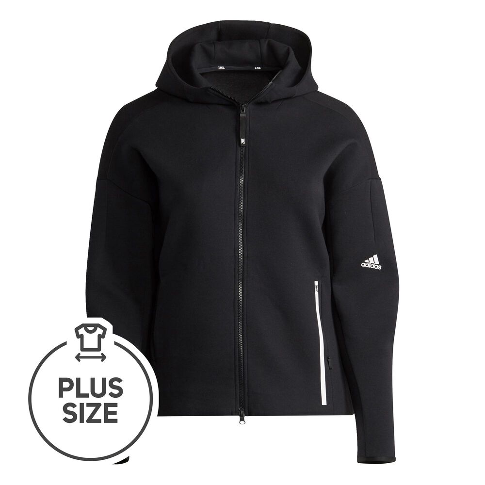 adidas Z.N.E. Plus Size Gilet En Coton Femmes - Noir , Blanc