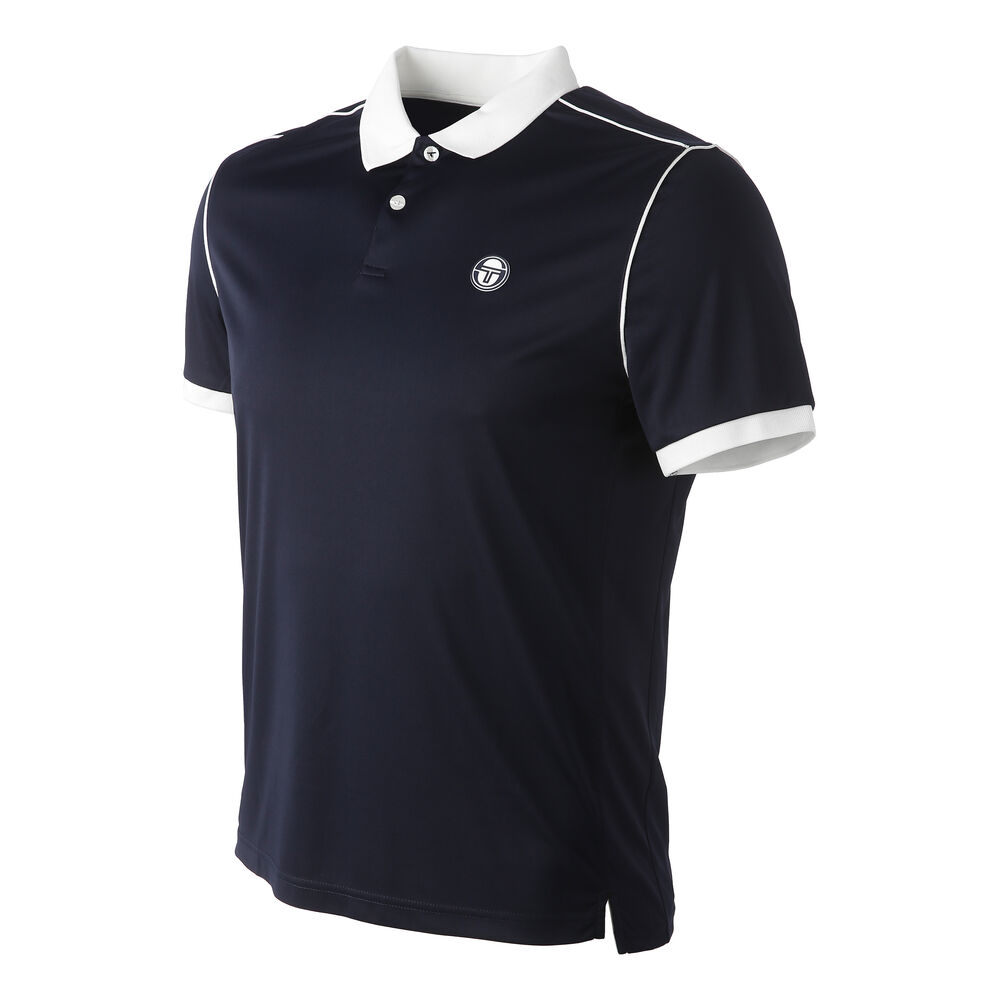 Sergio Tacchini Polo Hommes - Bleu Foncé , Blanc
