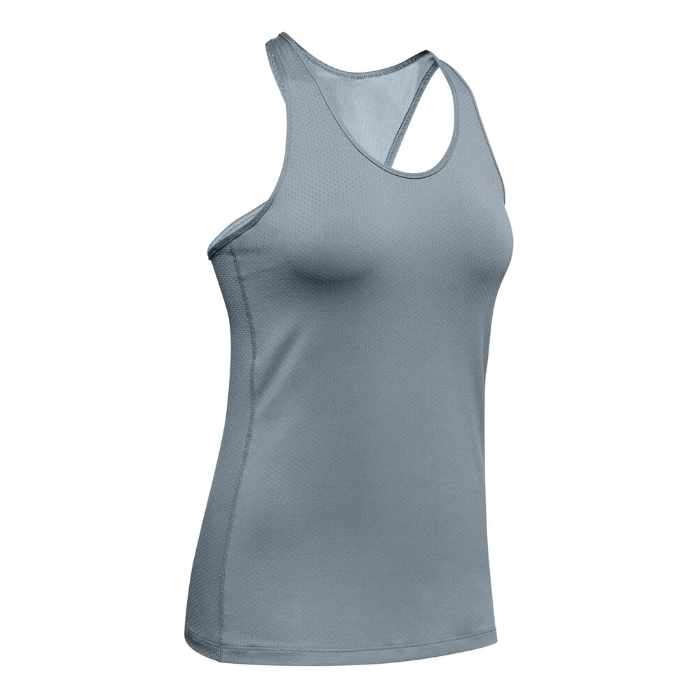 Under Armour Heatgear Racer Débardeur Tank Top Femmes - Turquoise , Argent