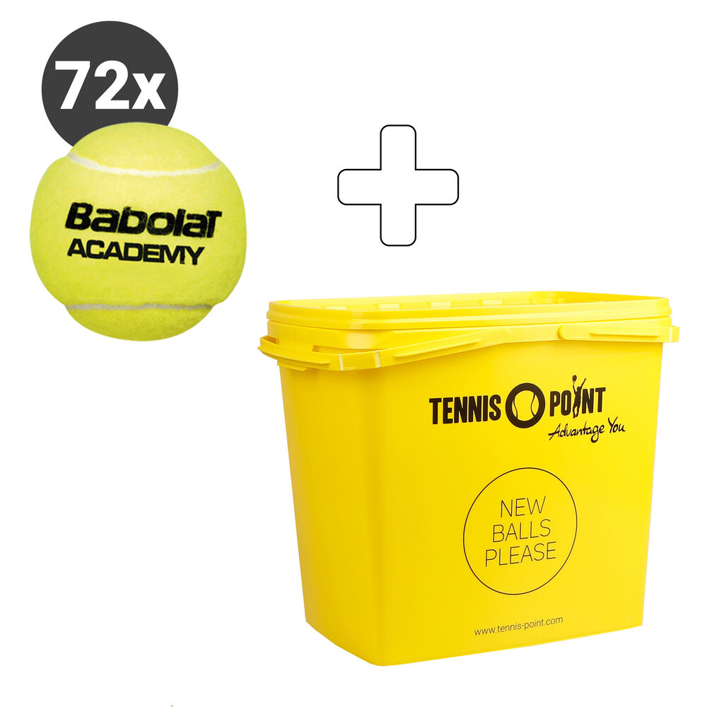 Academy Box Sac De 72 Balles + Seau À Balles