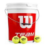 Balles de tennis Wilson Wilson Team W Trainer Seau De 72 Balles Edition Sp&eacute;ciale