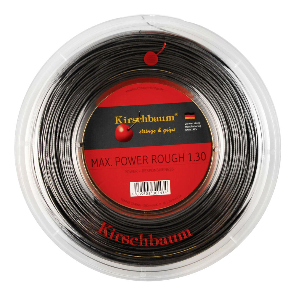 Kirschbaum Max Power Rough Bobine Cordage 200m - Anthracite