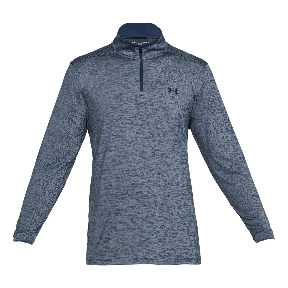 Under Armour Playoff 2.0 1/4-Zip Haut Manches Longues Hommes - Bleu Foncé , Bleu