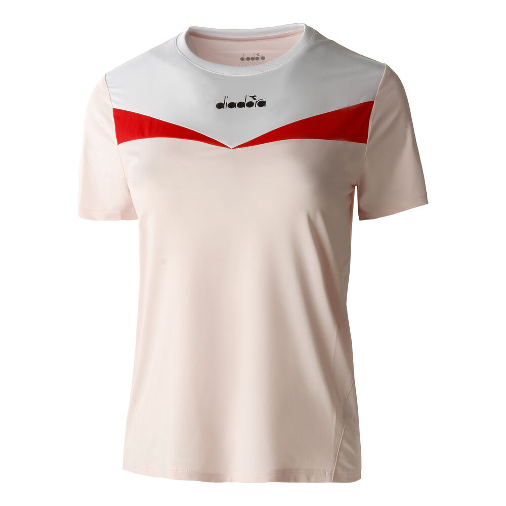 Diadora T-shirt Femmes - Rosé, Rouge