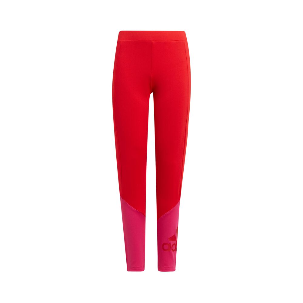 adidas Big Logo Collant Tight Filles - Rouge , Pink