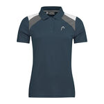 Vêtements HEAD HEAD Club 22 Polo Femmes - bleu foncé, 