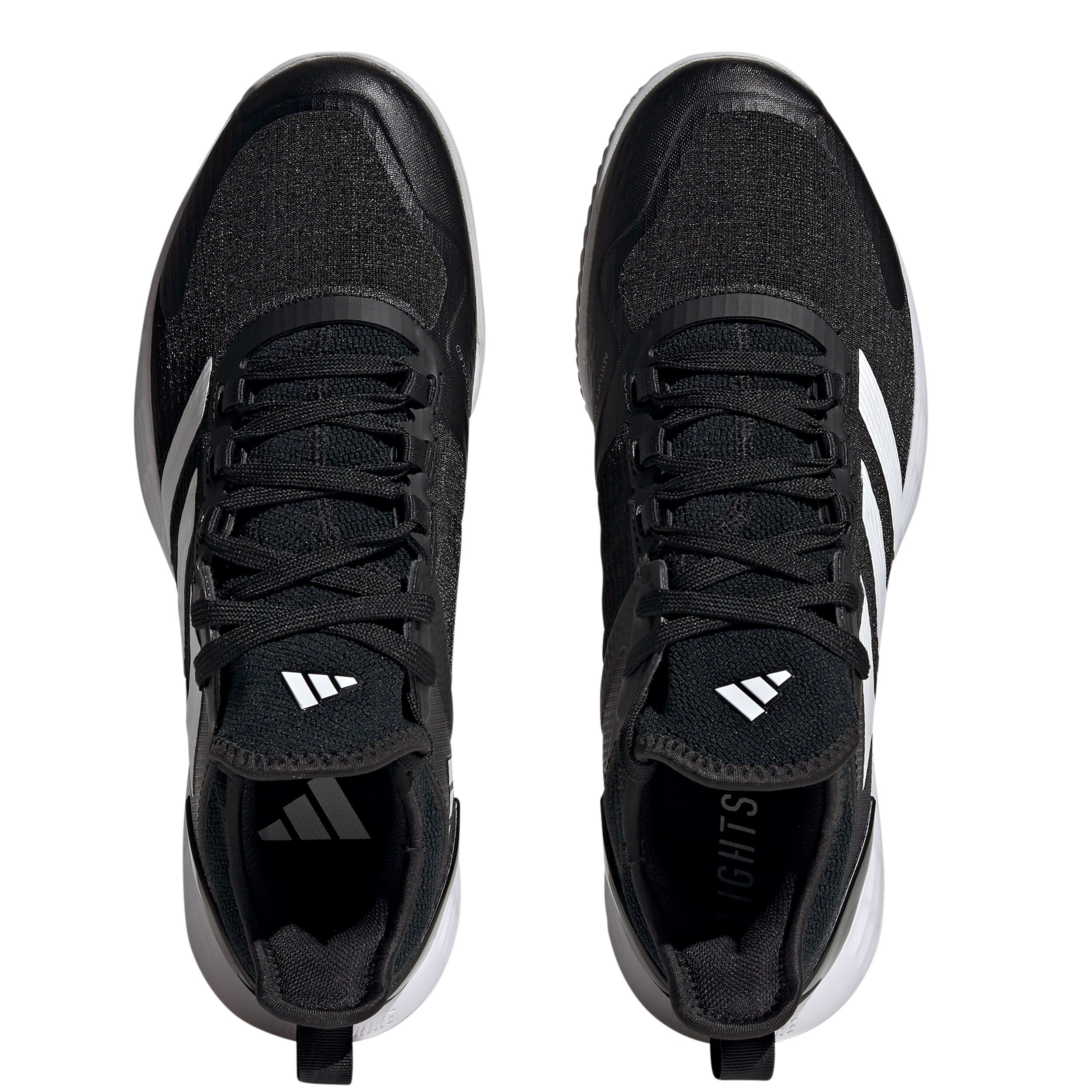 Mens black and white adidas trainers deals