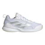 Chaussures de tennis adidas adidas Avaflash Chaussures Toutes Surfaces Femmes-Blanc,Argent