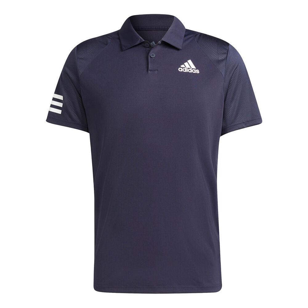 adidas Club 3-Stripes Polo Hommes - Bleu Foncé , Blanc