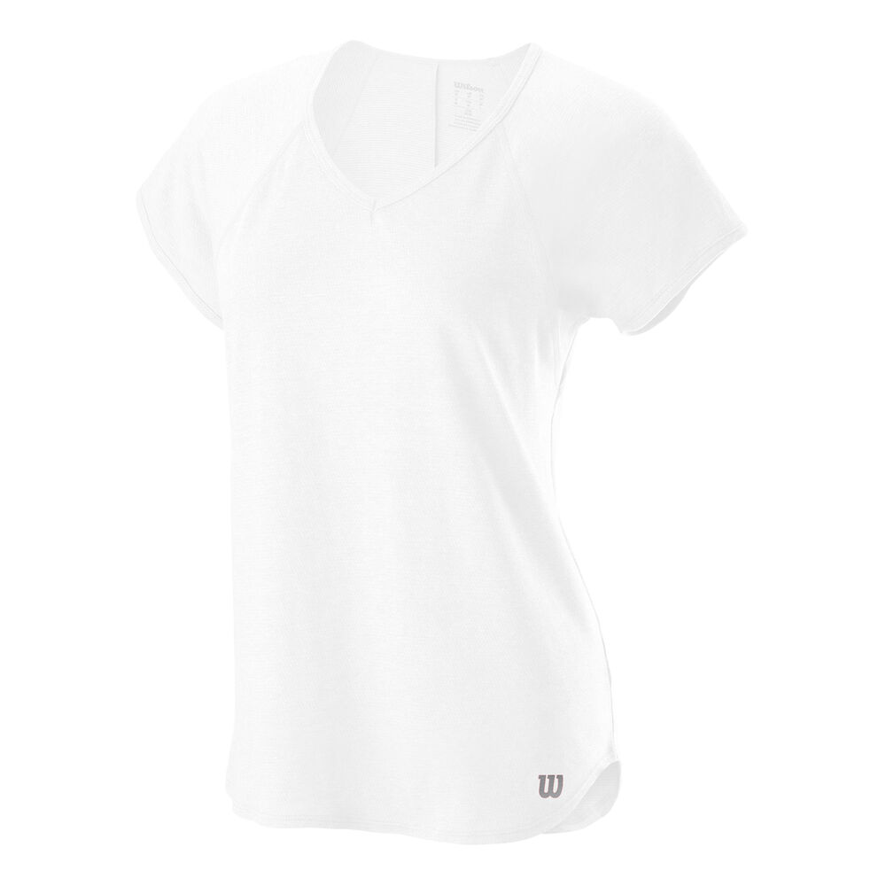 Wilson Training V-Neck T-shirt Femmes - Blanc
