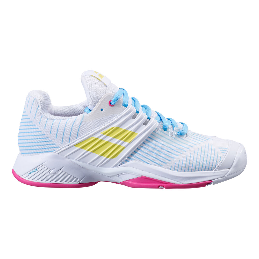 Babolat Propulse Fury Chaussures Toutes Surfaces Femmes - Blanc , Bleu Clair