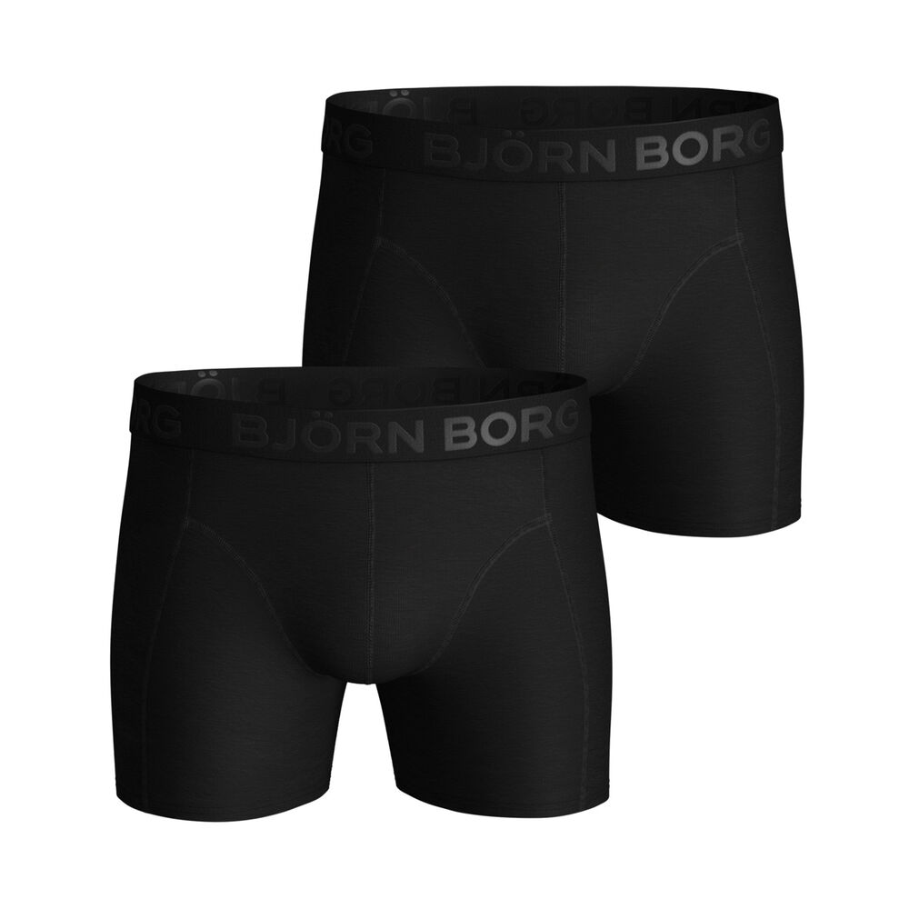 Björn Borg Solids Sammy Caleçon Pack De 2 Unités Hommes - Noir