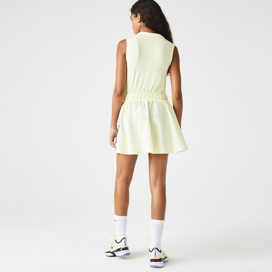 Robe jaune lacoste top