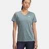 Tech Twist T-shirt Femmes-bleu gris