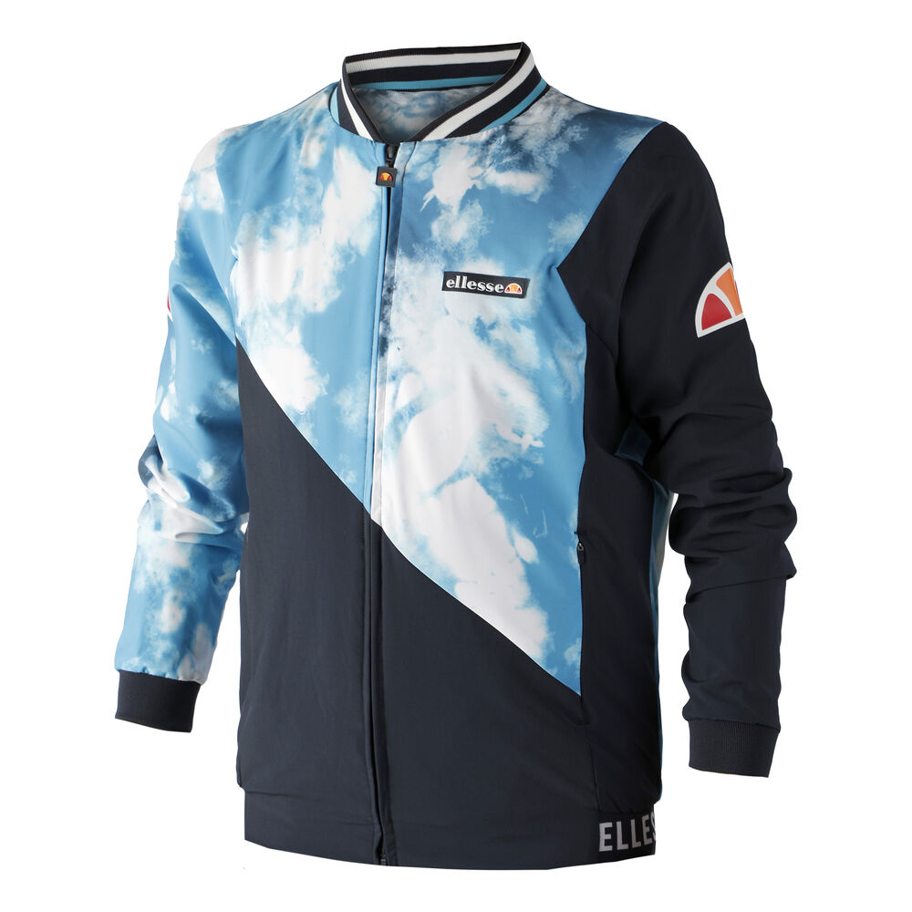 Ellesse Pala Track Veste De Survêtement Hommes - Bleu Foncé , Multicouleur