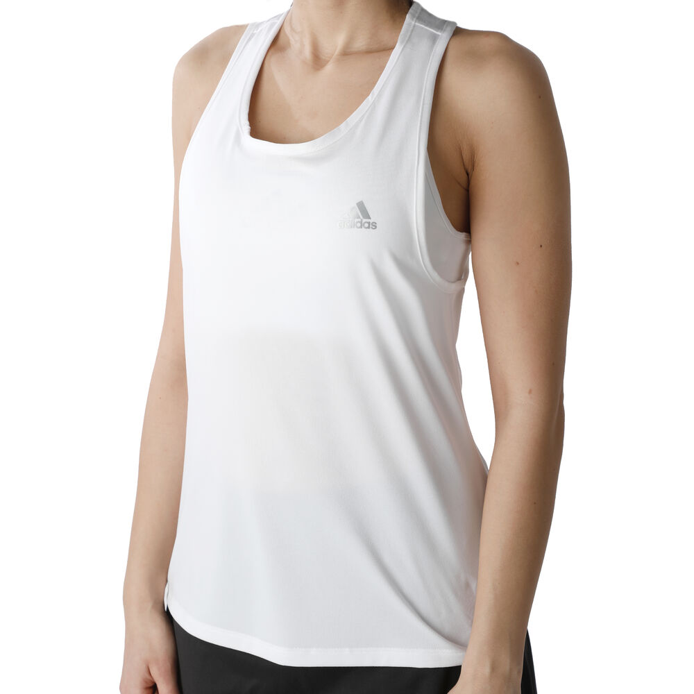 adidas Club Tie Débardeur Tank Top Femmes - Blanc , Argent