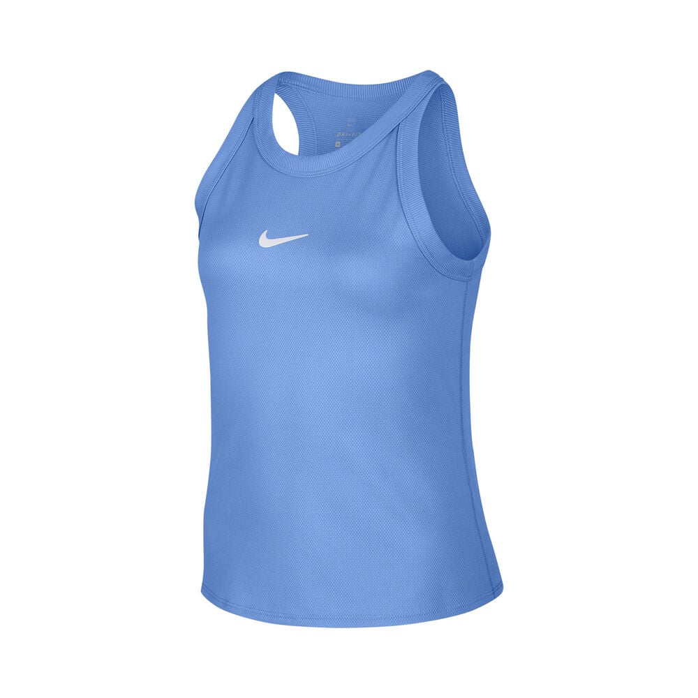 Nike Court Dri-Fit Débardeur Tank Top Filles - Bleu Clair , Blanc