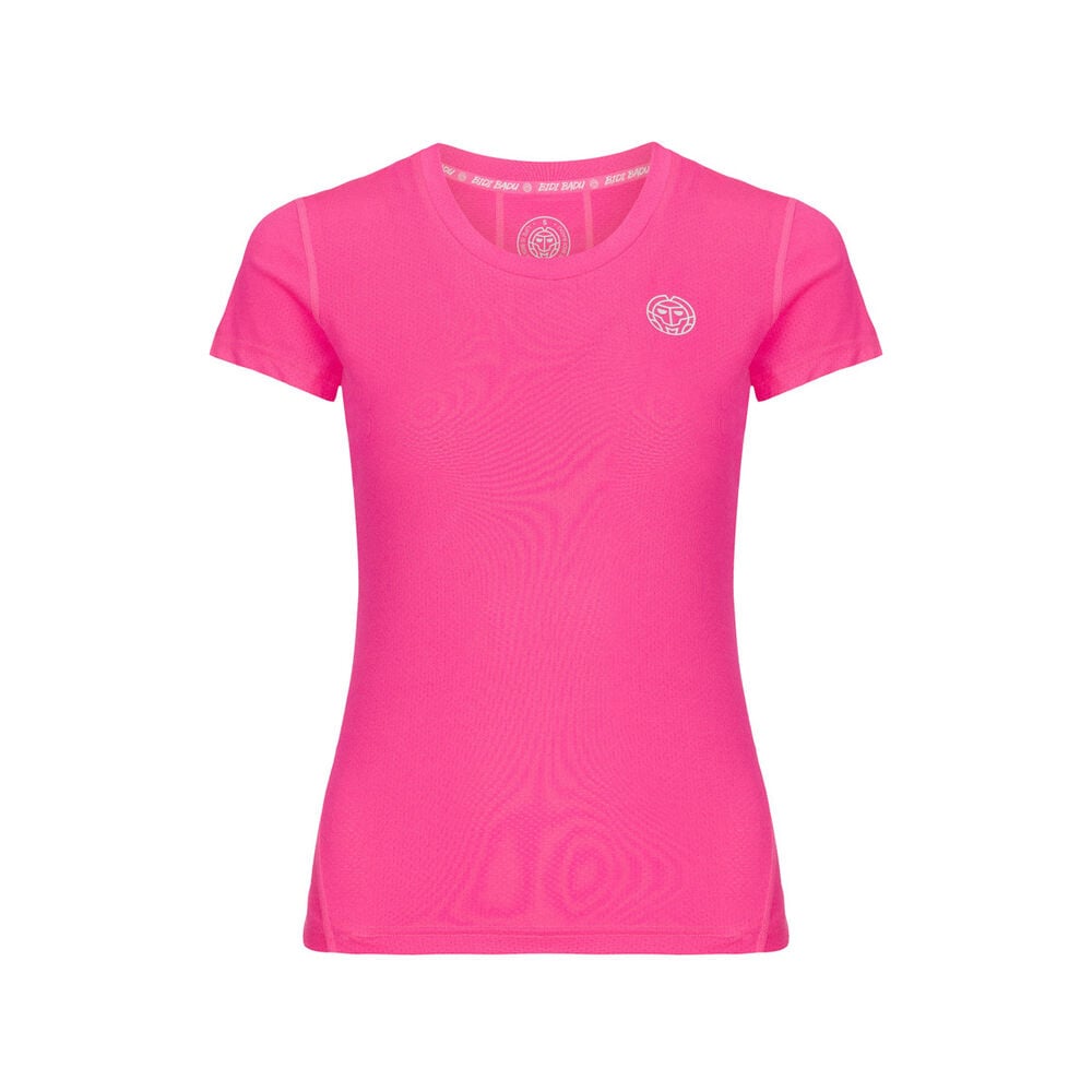 BIDI BADU Calla Tech Roundneck T-shirt Filles - Pink , Blanc