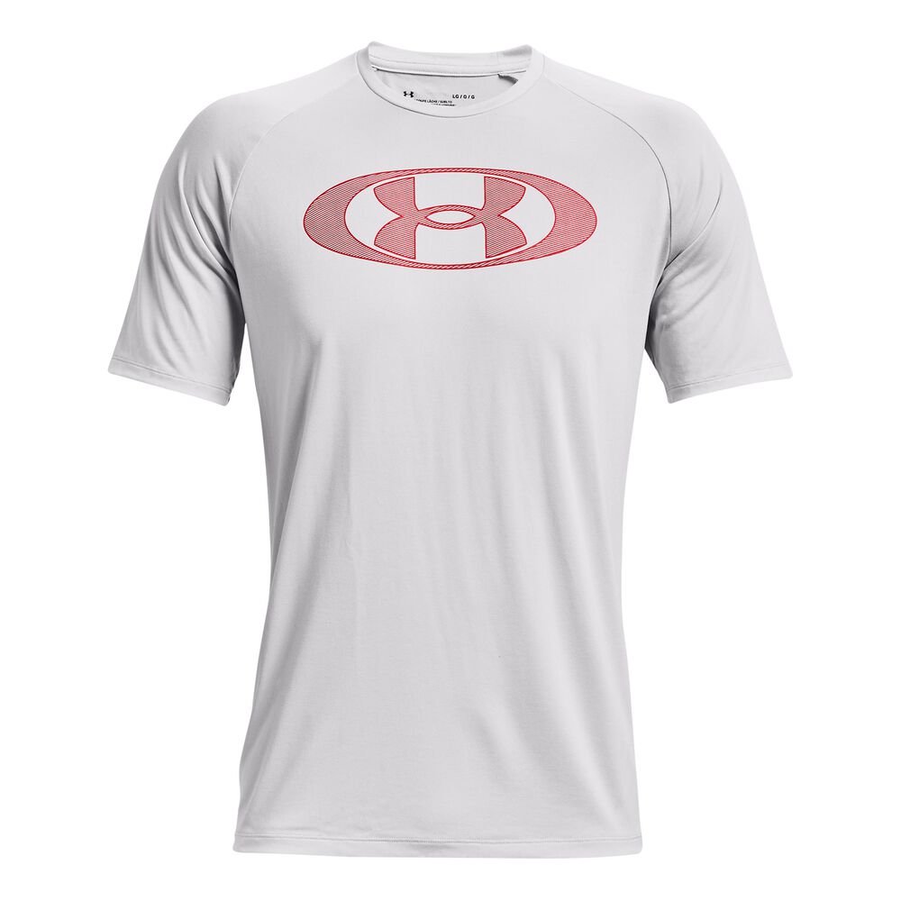 Under Armour Tech 2.0 Lockertag T-shirt Hommes - Gris Clair , Rosé