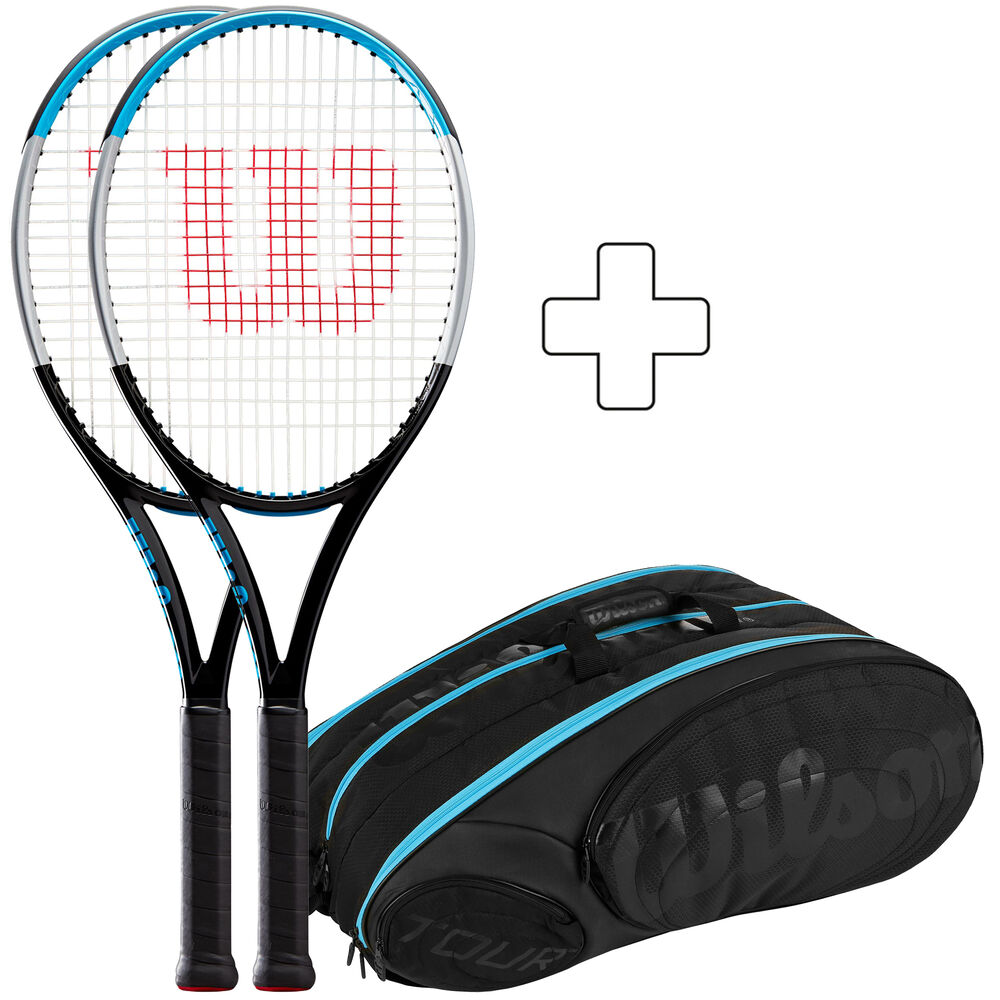 Wilson 2x Ultra 100 UL V3.0 + Sac De Tennis