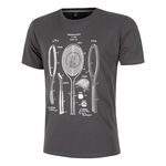 V&ecirc;tements Quiet Please Quiet Please Endlessly Rackitecture T-shirt Hommes-Anthracite,Blanc