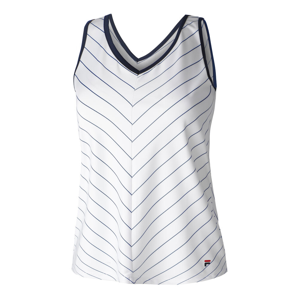Fila Caroline Débardeur Tank Top Femmes - Blanc , Bleu Foncé
